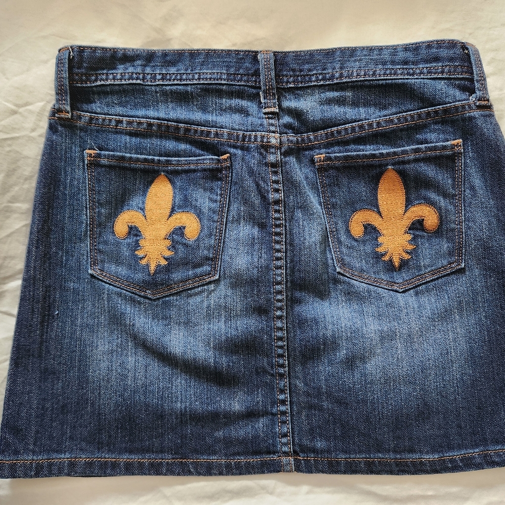 Gap Jeans Womens Denim Stretch Mini Skirt Size 6